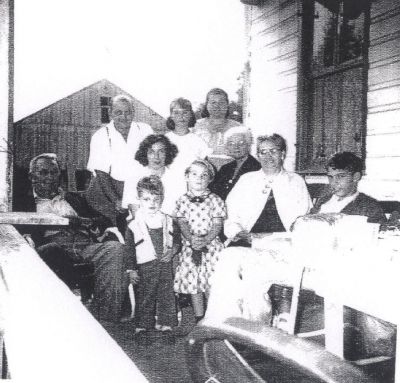 Feaster Family Reunion
This image was supplied by Shirley Glory nee Wagaman. This picture of a Feaster family reunion was taken at the Wike family farmhouse in Fredericksburg, Pennsylvania.

If anyone can help identify the people in this photograph, please contact Shirley Glory or U.S. Legacies.

Published in the January 2005 issue of U.S. Legacies Magazine. 
Keywords: Feaster Family  Reunion